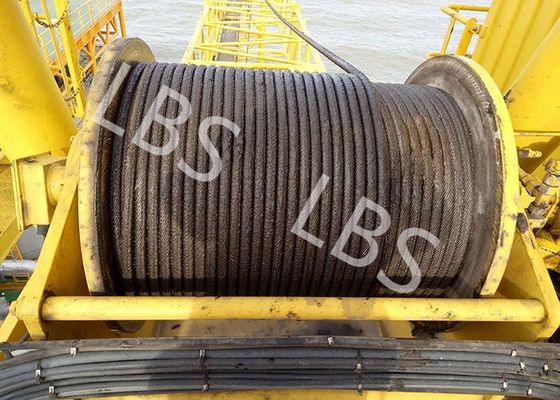 Integral Type LBS Groove Drum Winch For Offshore PlatformTower Crane