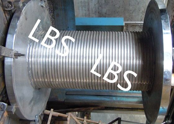 Customized LBS Groove Wire Rope Drum With High Speed Rope Wheel