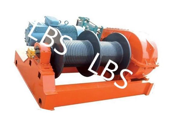 Lightweight Electric Winch Machine With Compact Structure Double Drum