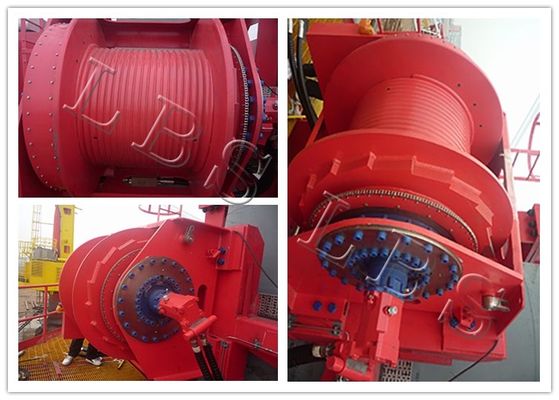 Marine Boat Hydraulic Groove Winch For Oil Exploration