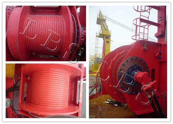 Single Drum Electric Winch Machine 45kn 50kn Rated Load For Hoist And Marine