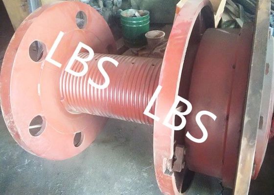 Slow Speed LBS Grooved Drum For Hydraulic Crane Winch And Ships