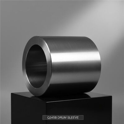 Q345B Drum Sleeve Material Winch Drum Cover Fabricated with CNC Machining Center Ensuring Precision Manufacturing and Performance