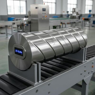 Rotate Speed 20-45 Rpm per Minute Grooved Steel Barrel Featuring LBS or Helical Groove Suitable for Conveyor Systems and Material Handling