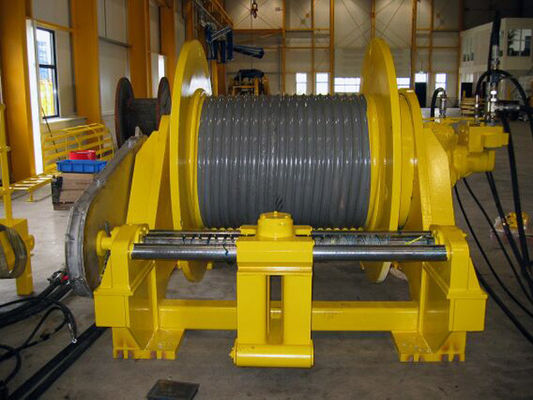 Double Folded Wire Rope Drum Cable Reel With Rope Line Device