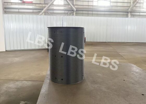 Right-hand 60° LBS Drum Sleeve Polymer Nylon Bolt-connected