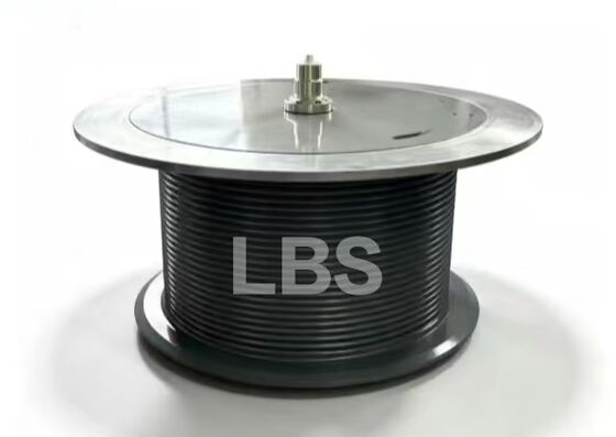 Double Fold Rope Groove Luffing Drum Q355D Steel Right‑hand 40° For Lifting
