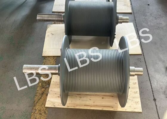 For 12mm Wire Rope Lebus Drum 60° Left Hand Stress Relieved Deburred Primer Coated