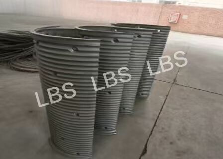 65.24mm Pitch Drum Sleeve With Right Hand Groove Φ640mm Groove Bottom Dia 38 Grooves