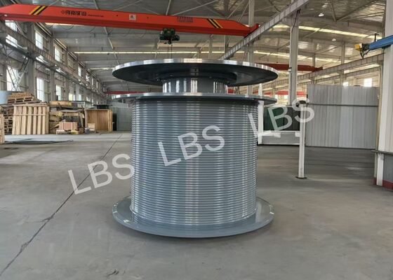LBS Lebus Drum Φ18 Wire Rope 5 Layers 45° Right Hand Groove