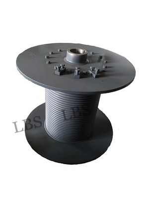 Carbon Steel Gray Color LBS Grooved Drum And Sleeves For Hoisting / Crane