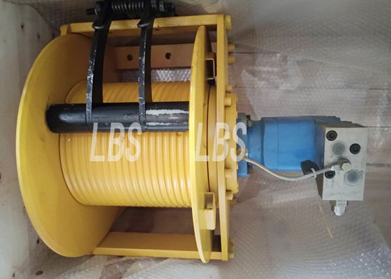 2T Hydraulic Crane Winch With 120m Wire Rope Capacity And Groove
