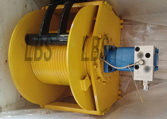 Medium Size 2T Hydraulic Crane Winch With Grooved Drum