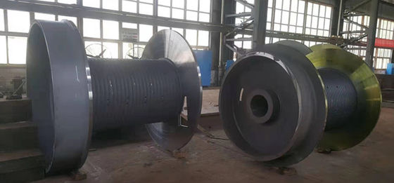 Lbs Trough Grooved Wire Rope Drum For Hydraulic Winch Or Lifting Winch
