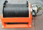 Black Hydraulic Crane Winch For Hoisting 5-20 Ton Objects ISO9000 BV Certificates