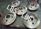 High Pressure Double Helical Gear Electric Water Pump Gearbox Parts Big Spiral Bevel Steel Material