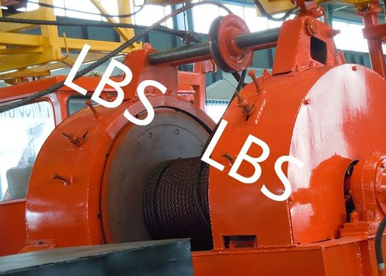 Oil Drilling Equipment Offshore Winch Tractor Hoist Winch / Well Servicing Unit Winch