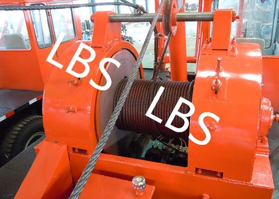 Oil Drilling Equipment Offshore Winch Tractor Hoist Winch / Well Servicing Unit Winch