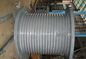 Electric / Hydraulic Marine Winch LBS Double Groove Drum With Wire Rope