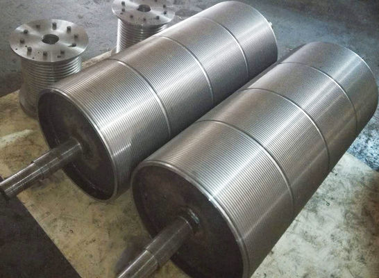 Stainless Steel Rope Winch Drum Electric or Hydraulic Drive