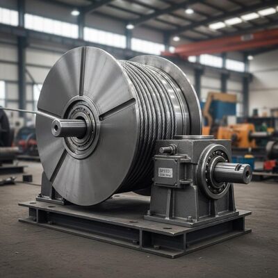 Wire Rope Or Cable Sling Type LBS Grooved Drum Weldment Rotate Speed 20 to 45 Rpm per Minute for Industrial Applications