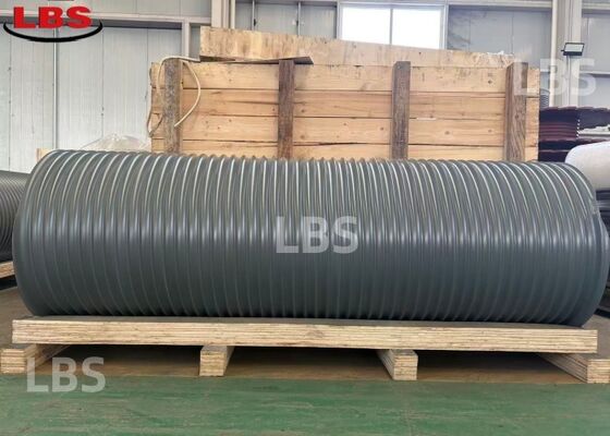 Q355B Steel LBS Grooved Drum Left- or Right-Handed 80° Epoxy Primer Coated Offshore Main Winch Drum 