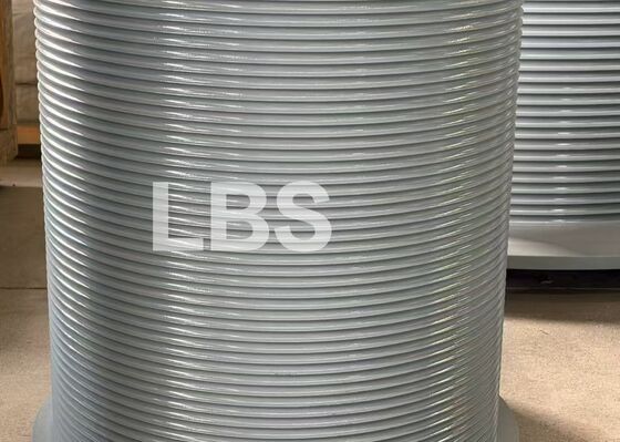 Single-section Luffing Drum Q355D Steel Rope Capacity 99m For Lifting