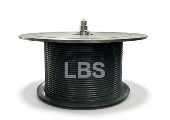Double Fold Rope Groove Luffing Drum Q355D Steel Right‑hand 40° For Lifting