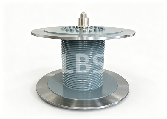 Custom Lebus Double‑Folded Rope Grooved Drum for Hydraulic Winch