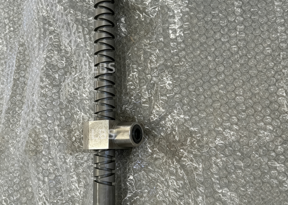 High‑Strength C45 Steel Drive Shaft With DIN5482 External Involute Spline TR80×16 Power Screw For Heavy‑Duty Winch Transmission