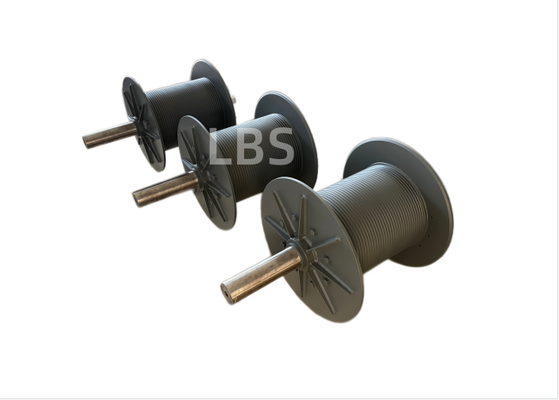 Stress‑Relieved Welded Luffing Drum Assembly With Lebus Groove High‑Strength Q355B For 12mm Wire Rope