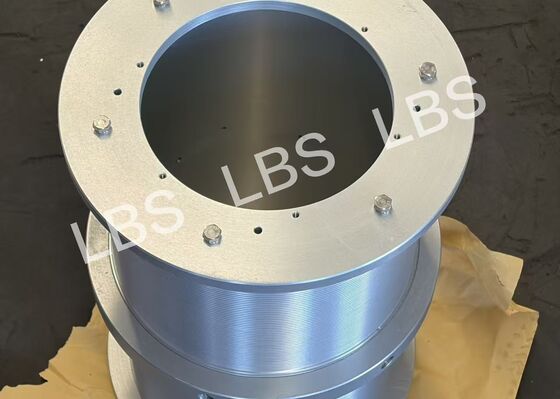 Edge Breaking Lebus Drum Double Drum Anodized Finish For Winch