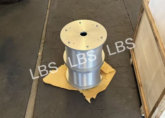Edge Breaking Lebus Drum Double Drum Anodized Finish For Winch