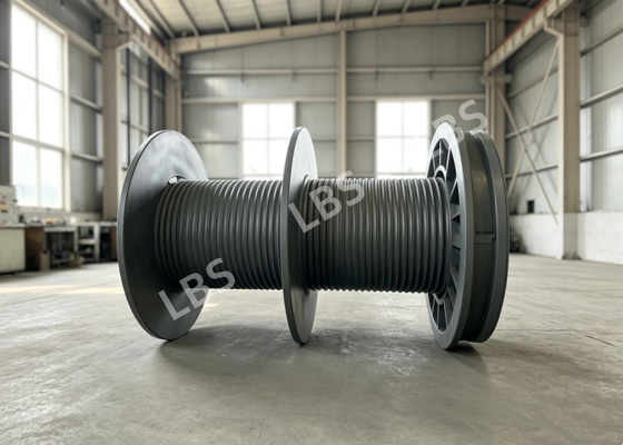 Lebus Grooved Multi-Layer Winding Drum for 35.5mm Rope