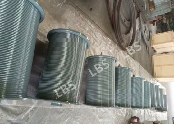 Three-layer Wound Right-hand Spiral Groove Cable Drum