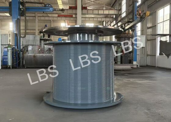 LBS Lebus Drum Φ18 Wire Rope 5 Layers 45° Right Hand Groove
