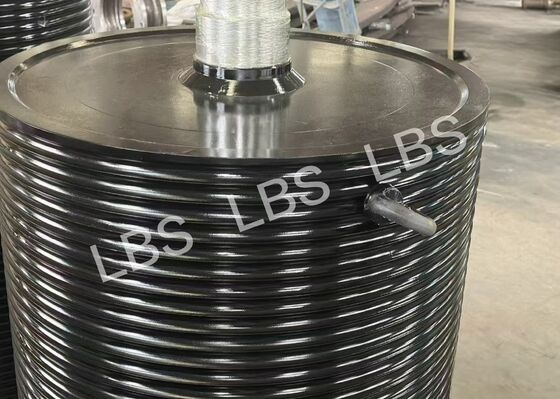 Lebus Groove Drum Ø702 Outer Diameter Length 1373mm Epoxy Zinc Rich Primer