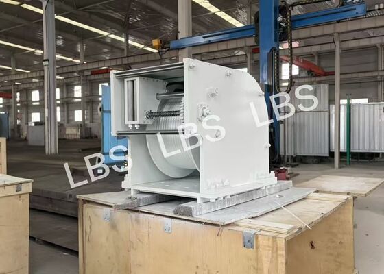 Winch with Lebus Groove Drum Rope Diameter Ø10mm Right Hand 60°