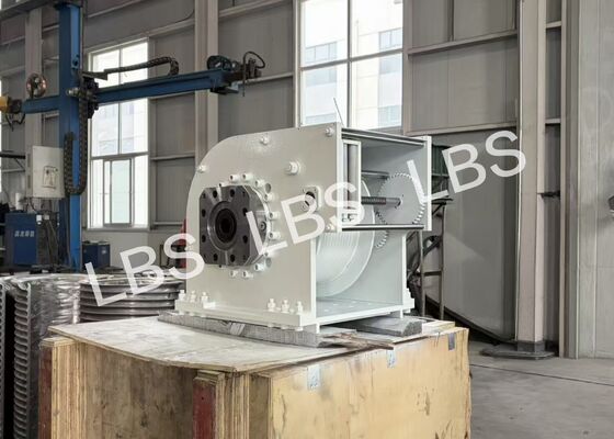 Winch with Lebus Groove Drum Rope Diameter Ø10mm Right Hand 60°