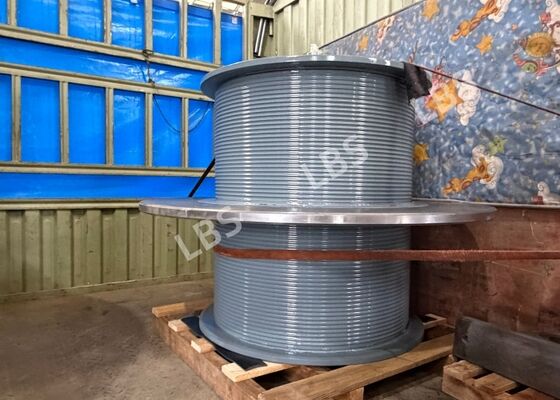 Q355D Lebus Double Grooved Winch Drum, Dual Left & Right Hand Lebus Drum