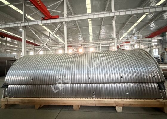 AB5655 Q355D Lebus Groove Winch Drum for Multi-Layer Wire Rope Spooling