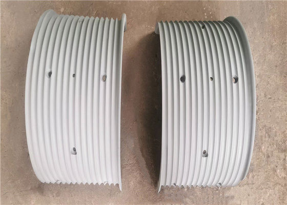 LBS Grooved Sleeves Weld Or Bolted On Smooth Drum For Crane Drum Rope Winding