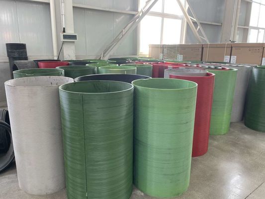 Customized Split Sleeve Polymer Nylon LBS Grooved Drum Sleeve Machine Device