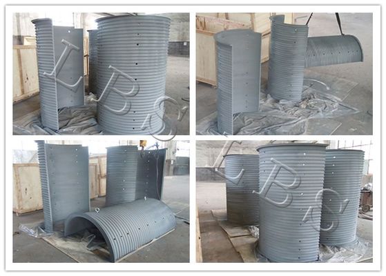 Split LBS Grooved Drum Wire Rope Drum In Differenct Working Condition