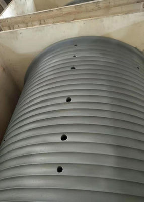 Steel Grooved Drum Winch Sleeves For Crane Drum Q345B Material