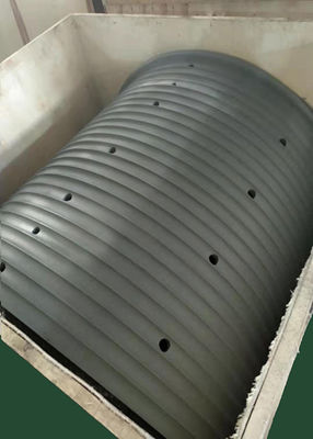 Bolted / Welding Connection Winch Drum Grooved Sleeves And Shells