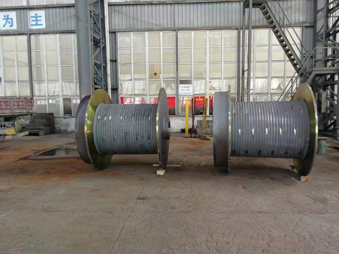 Diameter 2000mm Winch Lbs Grooved Drum For Oilfield Equipment